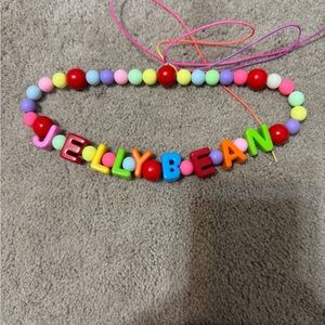 Custom Colorful name  Beaded Necklace